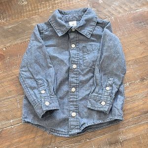 Carters Denim Colored Dress Shirt
